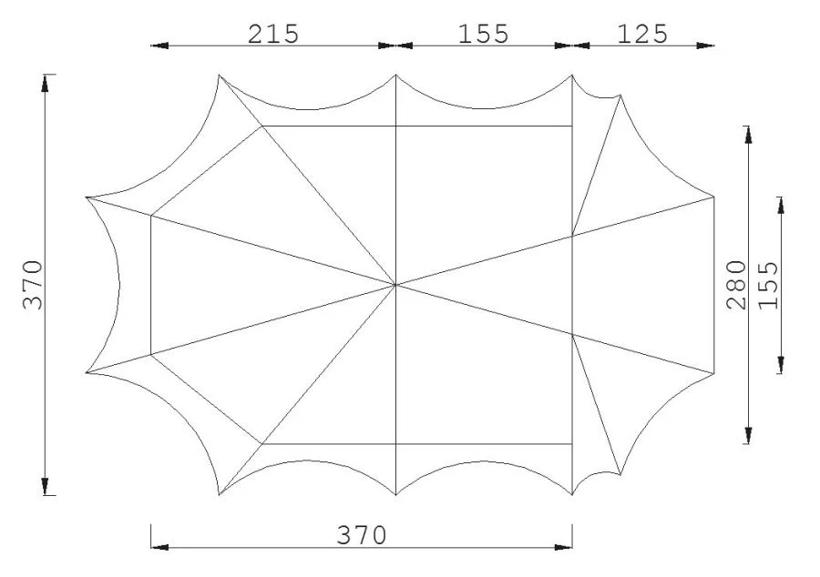 Esvo Pyramide Tent Bedouin 280 8 Esvo Pyramide Tent Bedouin 280 - Afbeelding 6