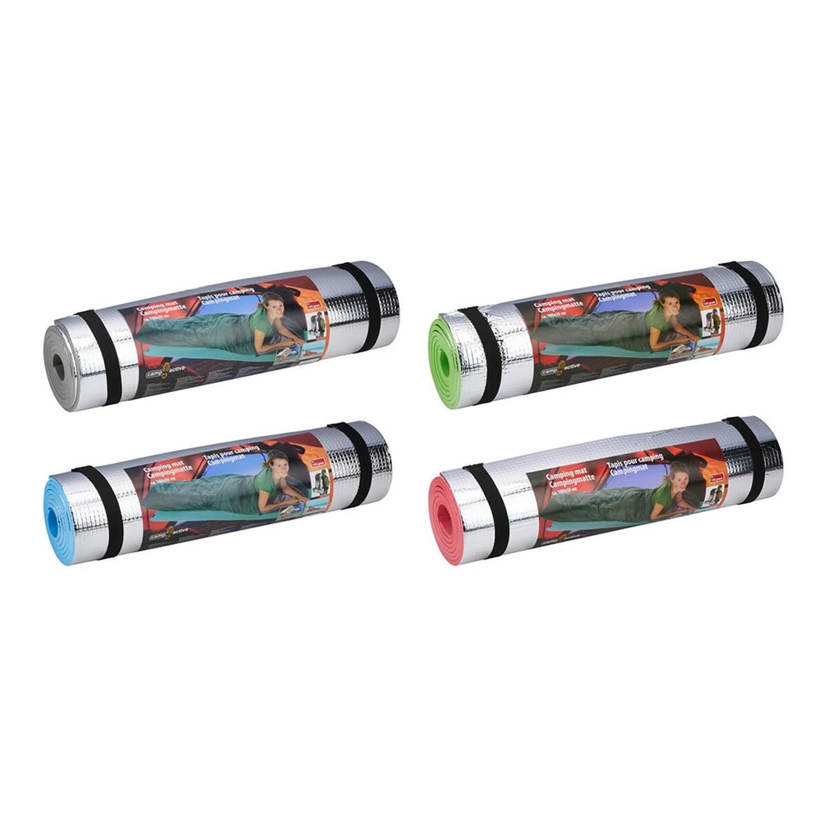 Camp Active Camping Mat 180X50Cm Alu 3 Camp Active Camping Mat 180X50Cm Alu