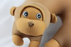 Cuddlebug Nekkussen Aap - Bruin -Camping Gasstel Winkel Cuddlebug Nekkussen Aap Bruin hoofd