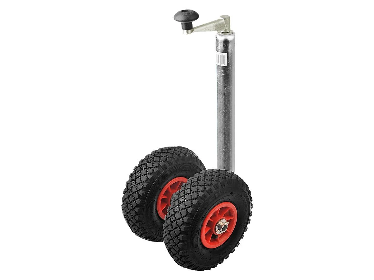 Dubbel Neuswiel 48Mm 2X Velg Kunststof Met Luchtband 260X85Mm 3 Dubbel Neuswiel 48Mm 2X Velg Kunststof Met Luchtband 260X85Mm