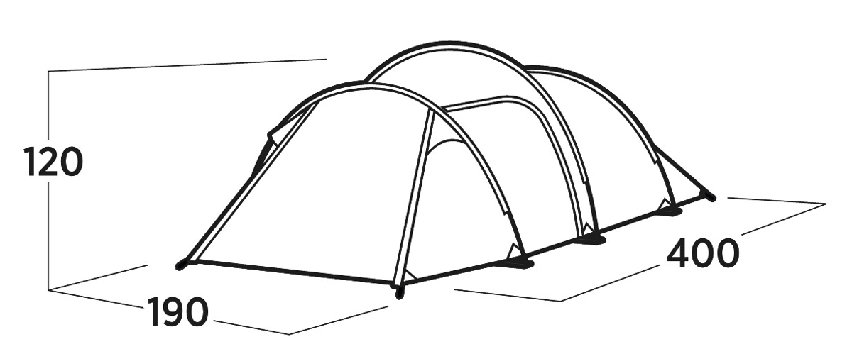 Easy Camp Tent Hemsedal 3 4 Easy Camp Tent Hemsedal 3 - Afbeelding 2