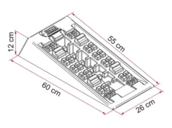 Fiamma Level System Jumbo 2 Stuks -Camping Gasstel Winkel Fiamma Level System Jumbo 3