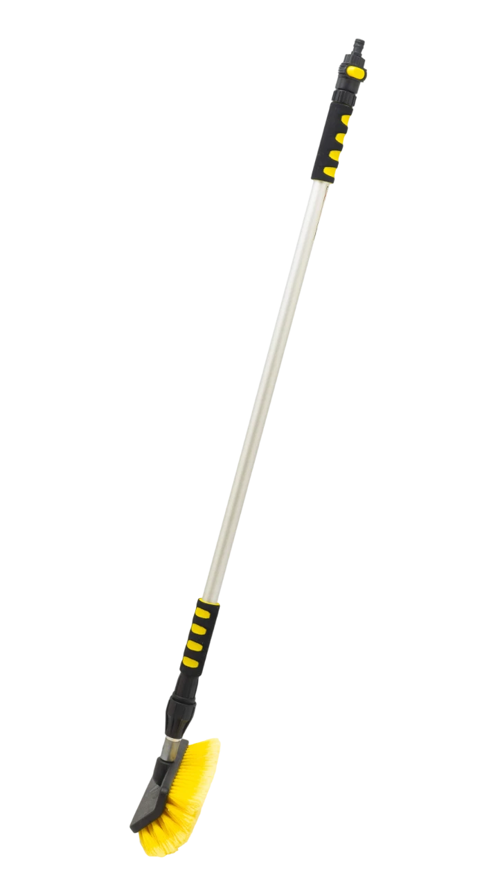 Happy Rhino Wasborstel Heavy Duty Telescopische Steel 3Mtr 3 Happy Rhino Wasborstel Heavy Duty Telescopische Steel 3Mtr