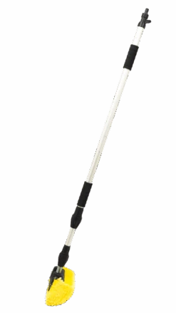 Happy Rhino Wasborstel Professional Telscopische Steel 2Mtr