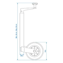 Neuswiel 35Mm Kunststof Velg Met Rubberband 160X40Mm -Camping Gasstel Winkel Neuswiel 35mm Kunststof Velg met Rubberband 160x40mm plattegrond