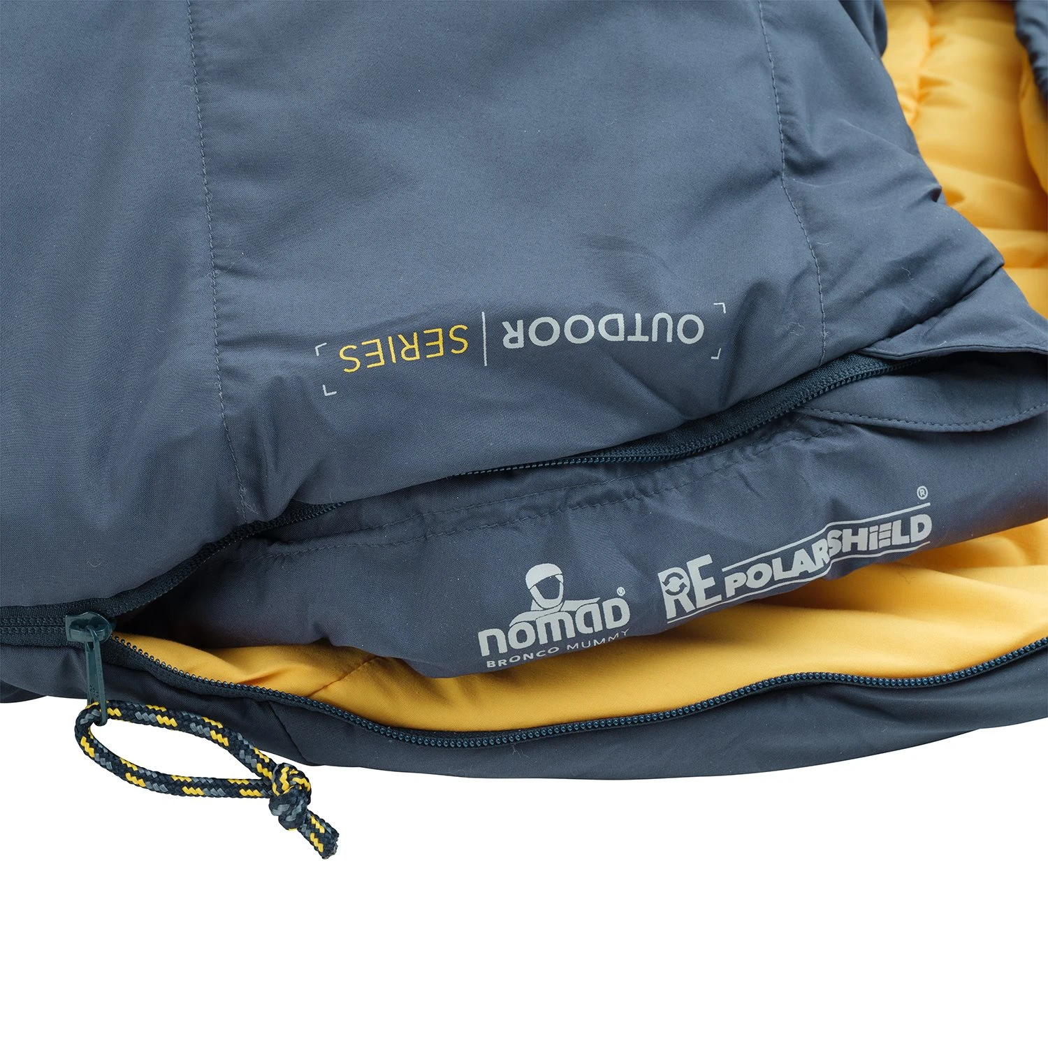 Nomad Mummy Slaapzak Bronco - Dark Navy 8 Nomad Mummy Slaapzak Bronco - Dark Navy - Afbeelding 6