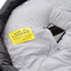 Nomad Mummy Slaapzak Fornax 480 (L) - Black -Camping Gasstel Winkel Nomad Mummy Slaapzak Fornax 480 L Black opbergvak