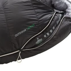 Nomad Mummy Slaapzak Fornax 480 (L) - Black -Camping Gasstel Winkel Nomad Mummy Slaapzak Fornax 480 L Black rits
