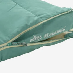 Nomad Slaapzak Brisbane Premium -Camping Gasstel Winkel Nomad Slaapzak Brisbane Premium Spruce Green Rits