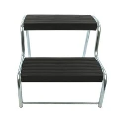 ProPlus Opstapje Zwart 2 Treden Voor Caravan/Camper 9 ProPlus Opstapje Zwart 2 Treden Voor Caravan/Camper -Camping Gasstel Winkel Opstapzwarttweetredenvoorcaravancamper voorkant