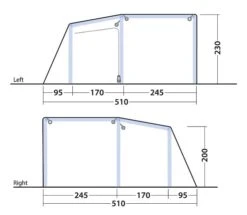 Outwell Tent Virginia 5 Air TC -Camping Gasstel Winkel Outwell Tent Virginia 5 Air TC 10