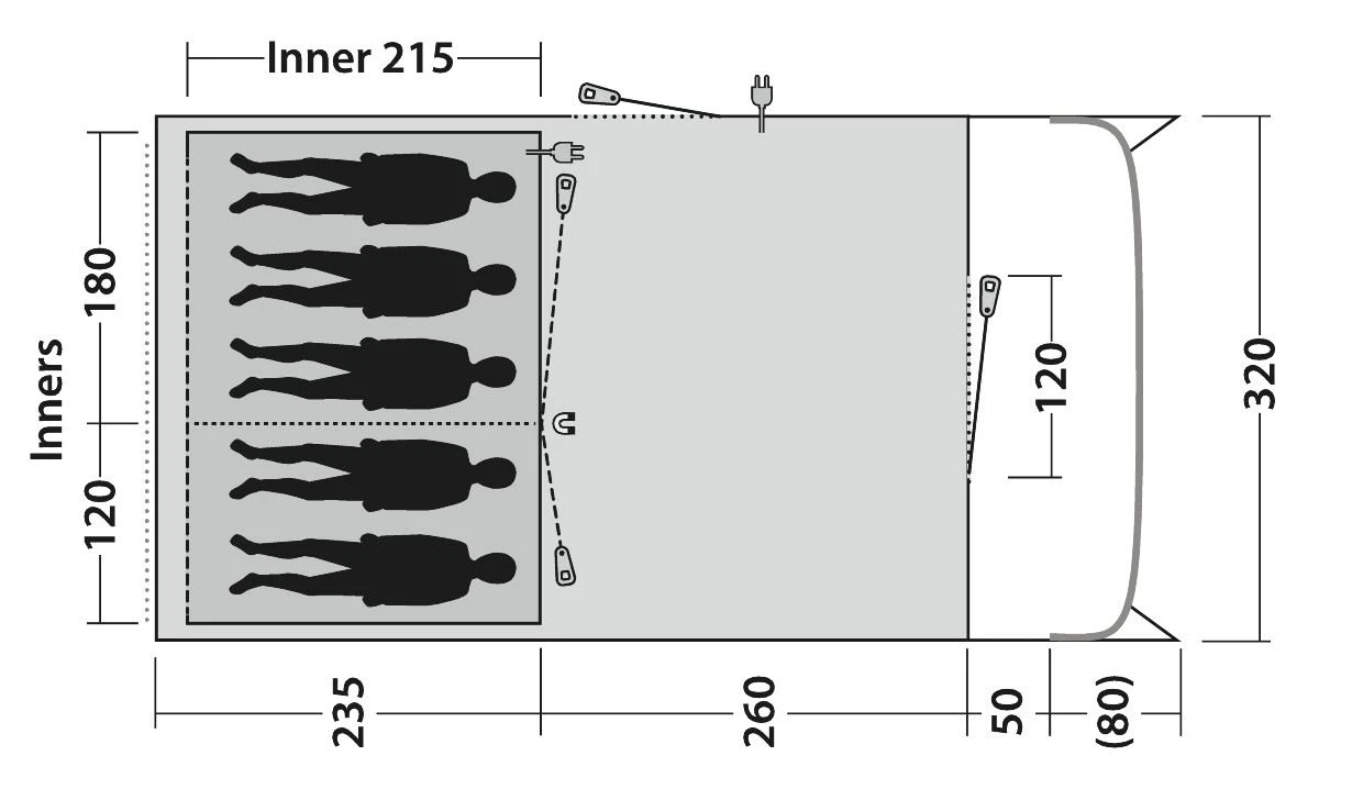 Outwell Tunneltent Denver 5 11 Outwell Tunneltent Denver 5 - Afbeelding 9