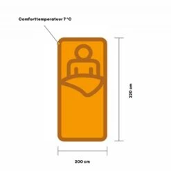 Outwell Campion Duvet Double Deken -Camping Gasstel Winkel Outwell campion duvet double deken slaapzak synthetisch 5