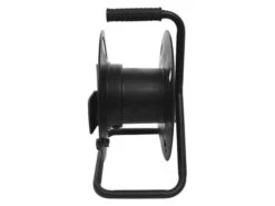 Proplus Kabelhaspel Leeg -Camping Gasstel Winkel ProPlus kabelhaspel zwart zijkant02