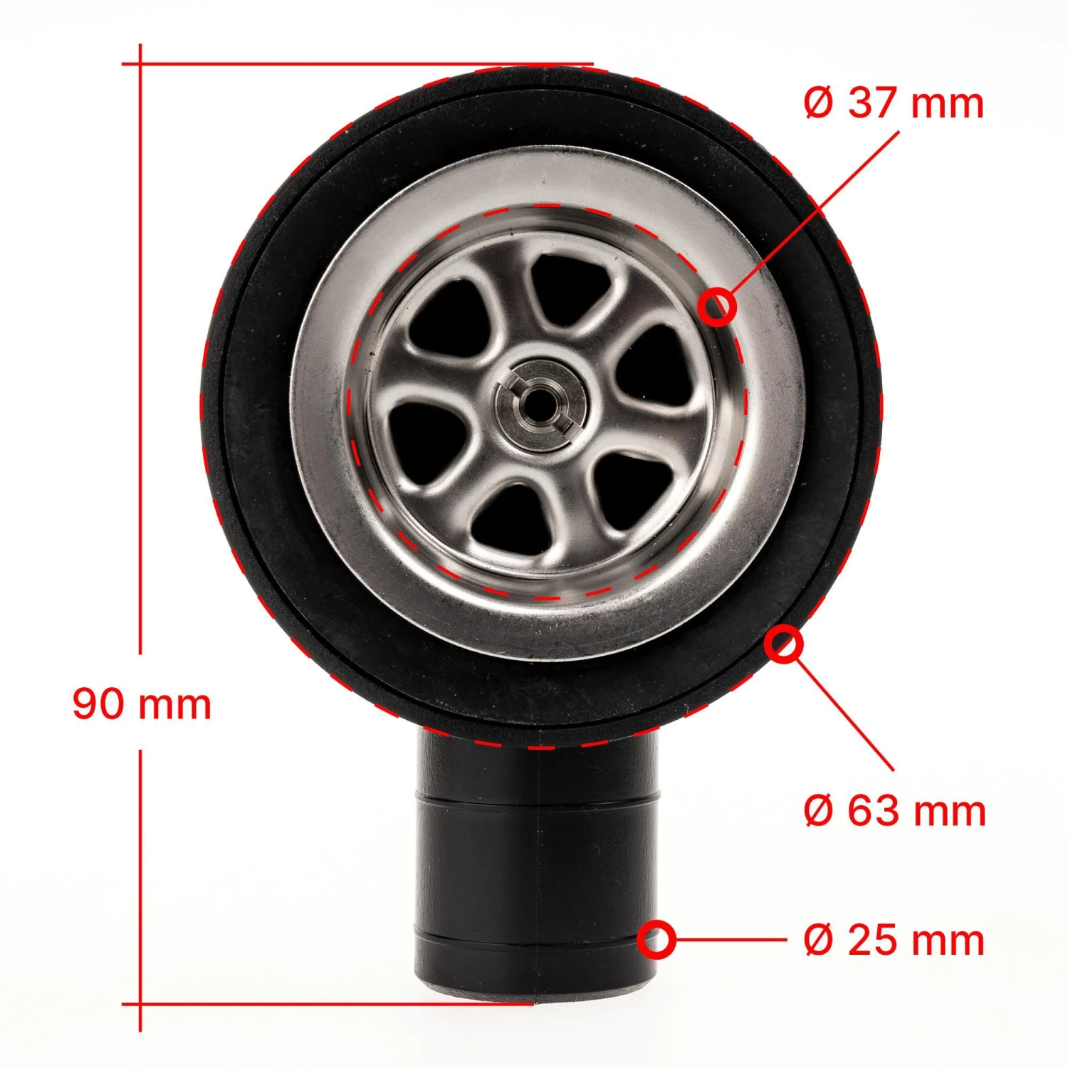 Reich Syfon Haaks Ø 39mm 6 Reich Syfon Haaks Ø 39mm - Afbeelding 4