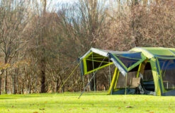 Zempire Evo TM/TS Luifel Set V2 - Charcoal Green -Camping Gasstel Winkel Zempire Evo TM TS Awning Wall Voorkant