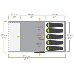 Zempire Tunneltent Evo TL V2 -Camping Gasstel Winkel Zempire Tunneltent Evo TL V2 9