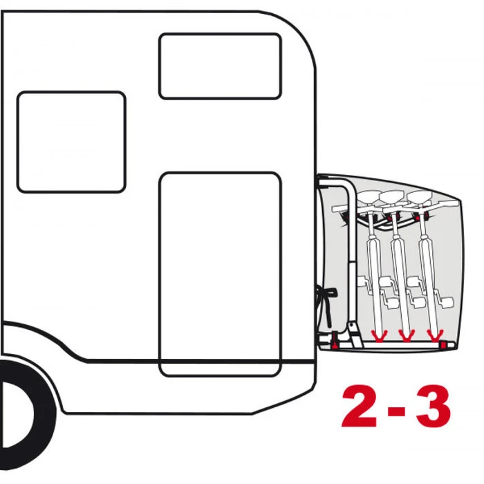 Fiamma Bike Cover S 2/3 Bikes 4 Fiamma Bike Cover S 2/3 Bikes - Afbeelding 2