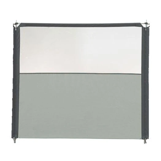 Isabella Windscherm Flex Deel Met Raam - Grey 3 Isabella Windscherm Flex Deel Met Raam - Grey