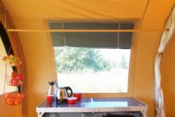 Karsten Kapstok Tunneltent - Beige -Camping Gasstel Winkel karsten kapstok beige 4