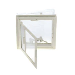 MPK Dakluik 40X40 -Camping Gasstel Winkel mpk mpk dakluik 40x40 wit kadervliegenhor 1 1