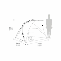 Terra Nation Strandtent Reka Kohu Classic RPET- Bleu -Camping Gasstel Winkel reka classic
