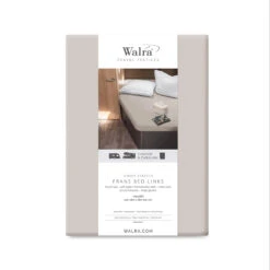 Walra Jersey Hoeslaken Frans Bed Links Zand -Camping Gasstel Winkel walra jersey hoeslaken frans bed links zand 3